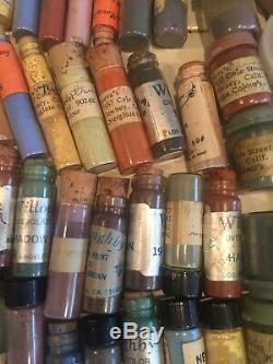 Paints For Porcelain china Or Doll Painting Over 80 Glass Vintage Vials