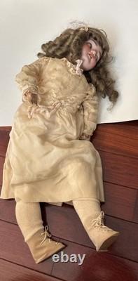 Pansy Iv Germany Doll Brown Hair Over 20 Inches Vintage Bisque