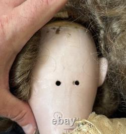 Pansy Iv Germany Doll Brown Hair Over 20 Inches Vintage Bisque