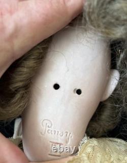 Pansy Iv Germany Doll Brown Hair Over 20 Inches Vintage Bisque