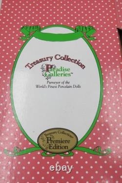 Paradise Galleries A Floral Fantasy Collection Rosalind Vintage Porcelain Doll