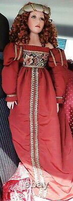 Pat Dezinski and Rustie Designs #368/750, 34 inch Renaissance Doll, year 2000