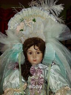 Pat Loveless 30 inch Antique French Reproduction Jumeau Doll Crystal Blue Ice