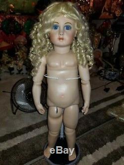 Pat Loveless 30 inch Antique Reproduction Jumeau Doll All Porcelain 170 of 400