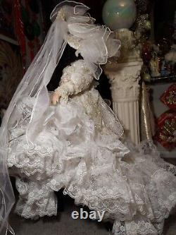 Pat Loveless 36 inch Antique Reproduction Jumeau Doll Crystal Ice 27 of 2000