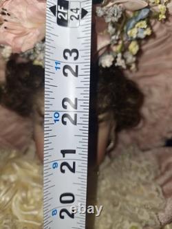 Pat Loveless Bebe Bru Pink And Peach Antique Reproduction Doll 22 Vintage 1996