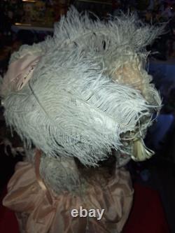 Pat Loveless Bebe Bru Pink And Peach Antique Reproduction Doll 22 Vintage 1996