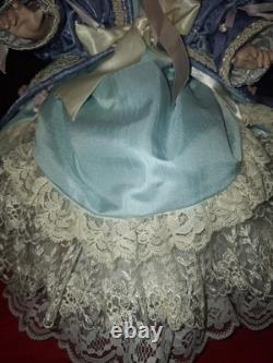 Pat Loveless Bebe Jumeau Pink Blue Antique Reproduction Doll 22 Vintage 1996