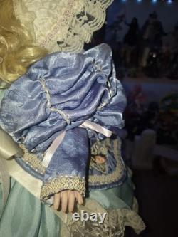 Pat Loveless Bebe Jumeau Pink Blue Antique Reproduction Doll 22 Vintage 1996