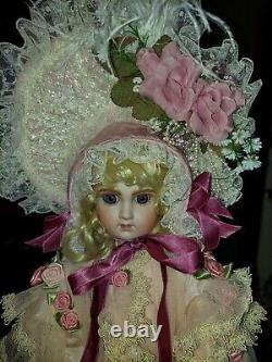 Pat Loveless Peach Antique Reproduction Jumeau 20Victorian Bebe French 1996