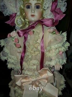 Pat Loveless Peach Antique Reproduction Jumeau 20Victorian Bebe French 1996