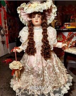 Pat Loveless Victorian Jumeau Antique 2Twins Boy Girl Reproduction Porcelain 28