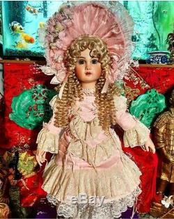 Pat Loveless Victorian Jumeau Antique Reproduction Porcelain 28 Twins 2 Dolls