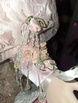 Pat Loveless Victorian Jumeau Pink Satin Antique Reproduction Doll