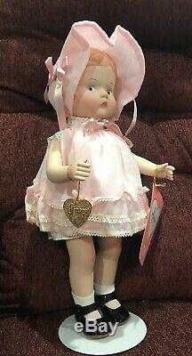 Patsy In the Pink Dress, Porcelain, Effanbee #712 out of 5000 1994 Mp133