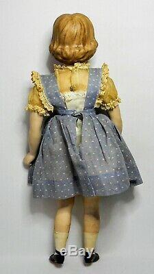 Polly P. 13 1/2-inch Vintage Porcelain Artist Doll by Fawn Zeller 1965