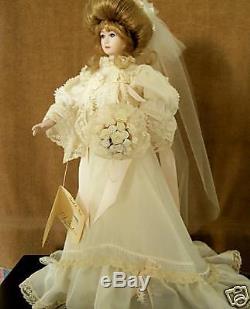 Porcelain Bride Doll Isabel Vintage Classic Gibson Girl By Gambina Series7512