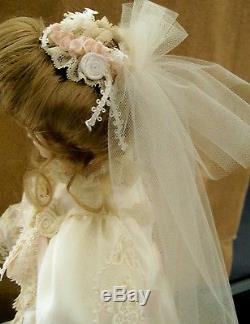 Porcelain Bride Doll Isabel Vintage Classic Gibson Girl By Gambina Series7512