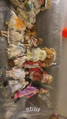 Porcelain DOLLS Vintage Huge Lot