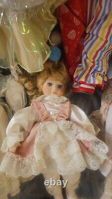 Porcelain DOLLS Vintage Huge Lot