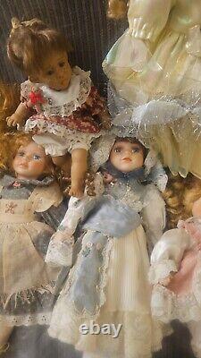 Porcelain DOLLS Vintage Huge Lot