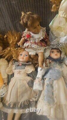 Porcelain DOLLS Vintage Huge Lot