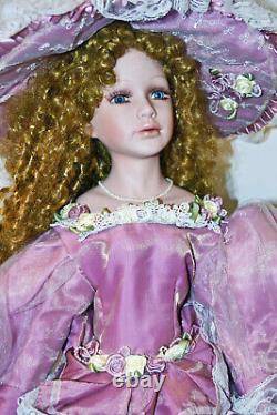 Porcelain Doll 36 Collectible Vintage Melissa Victorian BEAUTIFUL