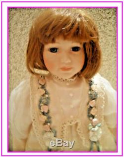 Porcelain Doll Collectable Vintage Bisque Ceramic Figurine Rare 43cm = 17'' TAL
