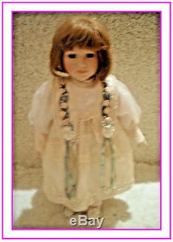 Porcelain Doll Collectable Vintage Bisque Ceramic Figurine Rare 43cm = 17'' TAL