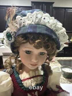 Porcelain Doll Flora MacDonald 20 Alberon Collection Vintage New In Box /3500