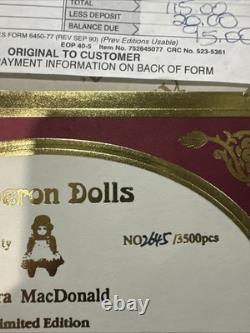 Porcelain Doll Flora MacDonald 20 Alberon Collection Vintage New In Box /3500