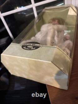 Porcelain Doll Genuine Collectible Memories Handcrafted Vintage In Box with Tag