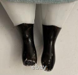 Porcelain Doll Rare 24-in Antique China Head Arms Legs & Clothes Cape Germany