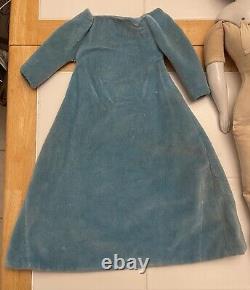 Porcelain Doll Rare 24-in Antique China Head Arms Legs & Clothes Cape Germany
