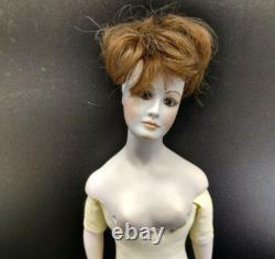 Porcelain Doll Undressed Rose Petite Portrait 1982