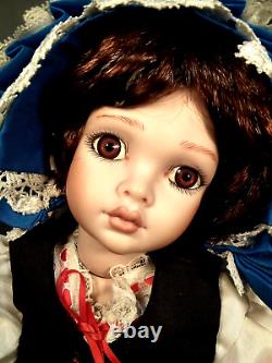 Porcelain Doll Vintage 16-41cm. 1993 Limited Edition! By Paul Collection