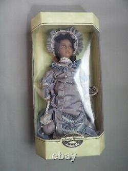 Porcelain Doll, vintage doll, not used, black porcelain doll