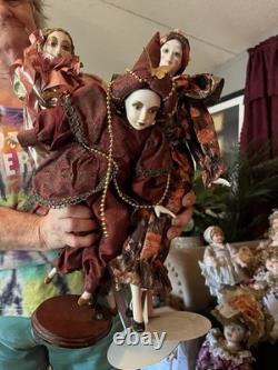 Porcelain Dolls Collectible 17-21 Inch