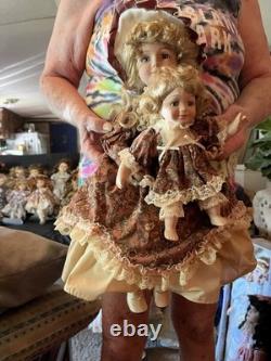 Porcelain Dolls Collectible 17-21 Inch