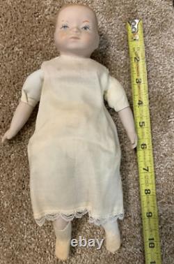 Porcelain Vintage Antique Dolls Lot of (4) + (1) 8 Hard Plastic Doll