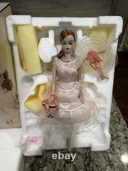 Porcelain Vintage Look Plantation Belle Red Haired Ponytail Barbie Doll & Hat