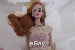 Porcelain Vintage Look Plantation Belle Red Haired Ponytail Barbie Doll & Hat