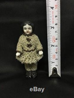 Porcelain Vintage frozen Charlotte Doll 3 inch