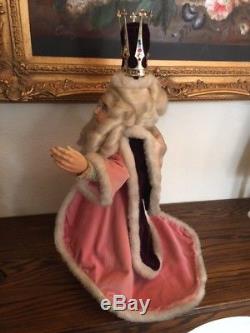 Porcelain doll, Vintage 1980 ELFIN QUEEN, Wicket Originals Faith Wick