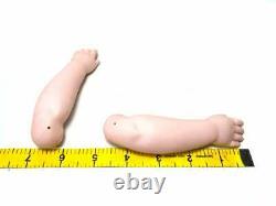 Porcelain doll lower arms for leather bodies, 5, for Antique Leather Body Dolls