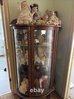 Porecelain Doll Vintage Dolls Collection Lot Of 23