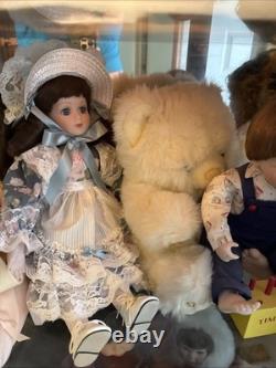 Porecelain Doll Vintage Dolls Collection Lot Of 23