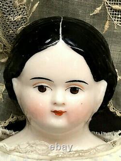 Pre-Civil War KLOSTER VIELSDORF c. 1854 Antique German China Doll Covered Wagon