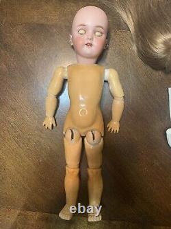 Pretty Antique Heinrich Handwerck Simon & Halbig German Bisque Head Doll 17