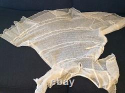 Pretty antique net dress. Appropriate for large size doll